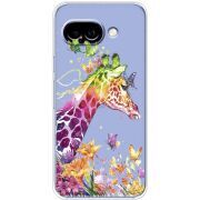 Прозорий чохол BoxFace Google Pixel 9A Colorful Giraffe