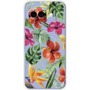 Прозорий чохол BoxFace Google Pixel 9A Tropical Flowers