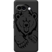 Чорний чохол BoxFace Google Pixel 9A Grizzly Bear