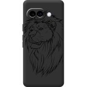 Чорний чохол BoxFace Google Pixel 9A Lion