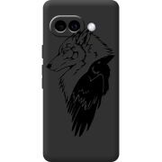Чорний чохол BoxFace Google Pixel 9A Wolf and Raven