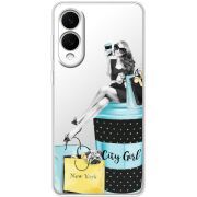 Прозорий чохол BoxFace Samsung Galaxy S25 Edge City Girl