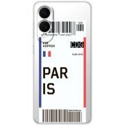 Прозорий чохол BoxFace Samsung Galaxy S25 Edge Ticket Paris