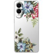 Прозорий чохол BoxFace Samsung Galaxy S25 Edge Floral
