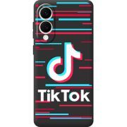 Чорний чохол BoxFace Samsung Galaxy S25 Edge Tik Tok