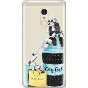 Прозрачный чехол Uprint Xiaomi Redmi Note 4 City Girl