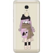 Прозрачный чехол Uprint Xiaomi Redmi Note 4 Winter Morning Girl