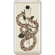 Прозрачный чехол Uprint Xiaomi Redmi Note 4 Glamor Snake