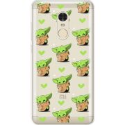 Прозрачный чехол Uprint Xiaomi Redmi Note 4 Pattern Baby Yoda