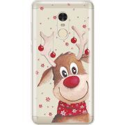 Прозрачный чехол Uprint Xiaomi Redmi Note 4 Winter Deer