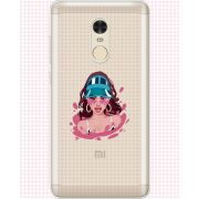 Прозрачный чехол Uprint Xiaomi Redmi Note 4 Selena Gomez