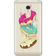 Прозрачный чехол Uprint Xiaomi Redmi Note 4 Donuts