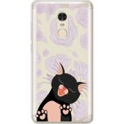 Прозрачный чехол Uprint Xiaomi Redmi Note 4 Meow