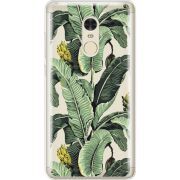Прозрачный чехол Uprint Xiaomi Redmi Note 4 Banana Leaves