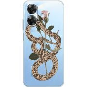 Прозорий чохол BoxFace Realme Note 60x Glamor Snake