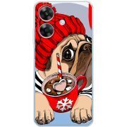 Прозорий чохол BoxFace Realme Note 60x Winter Puggy