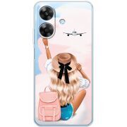 Прозорий чохол BoxFace Realme Note 60x Travel Girl