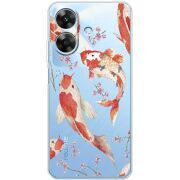 Прозорий чохол BoxFace Realme Note 60x Japanese Koi Fish