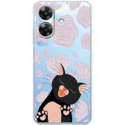 Прозорий чохол BoxFace Realme Note 60x Meow