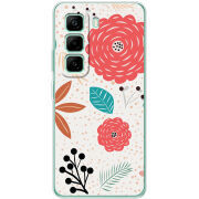 Чохол BoxFace Infinix Hot 50 Pro Plus Line Flowers
