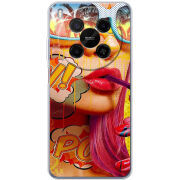 Чохол BoxFace Nubia V70 Max Yellow Girl Pop Art
