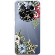 Прозорий чохол BoxFace Nubia V70 Max Floral