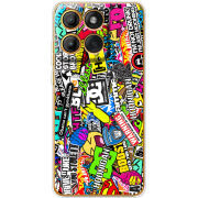 Чохол BoxFace Moto Edge 60 Multicolored Inscriptions