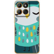 Чохол BoxFace Moto Edge 60 Green Owl