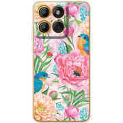 Чохол BoxFace Moto Edge 60 Birds in Flowers