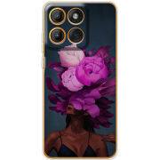 Чохол BoxFace Moto Edge 60 Exquisite Purple Flowers