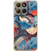 Чохол BoxFace Moto Edge 60 Blue Herb