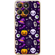 Чохол BoxFace Moto Edge 60 Halloween Purple Mood