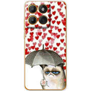 Чохол BoxFace Moto Edge 60 Raining Hearts