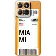 Прозорий чохол BoxFace Moto Edge 60 Ticket Miami