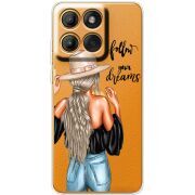Прозорий чохол BoxFace Moto Edge 60 Follow Your Dreams