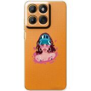 Прозорий чохол BoxFace Moto Edge 60 Selena Gomez