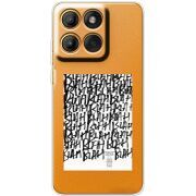 Прозорий чохол BoxFace Moto Edge 60 Blah Blah