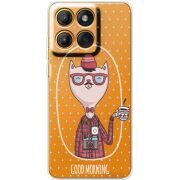 Прозорий чохол BoxFace Moto Edge 60 Good Morning