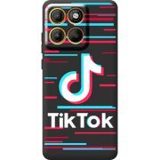 Чорний чохол BoxFace Moto Edge 60 Tik Tok