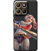 Чорний чохол BoxFace Moto Edge 60 Happy Harley Quinn