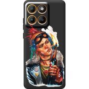 Чорний чохол BoxFace Moto Edge 60 Tanker Girl