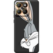 Чорний чохол BoxFace Moto Edge 60 Lucky Rabbit