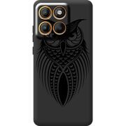 Чорний чохол BoxFace Moto Edge 60 Owl