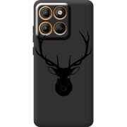 Чорний чохол BoxFace Moto Edge 60 Deer