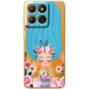 Прозорий чохол BoxFace Moto Edge 60 Fusion Blue Hair