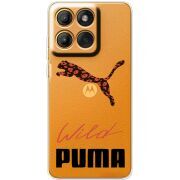 Прозорий чохол BoxFace Moto Edge 60 Fusion Wild Cat