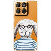 Прозорий чохол BoxFace Moto Edge 60 Fusion MR. Rabbit