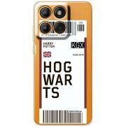 Прозорий чохол BoxFace Moto Edge 60 Fusion Ticket Hogwarts