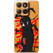 Прозорий чохол BoxFace Moto Edge 60 Fusion Учиха Итачи