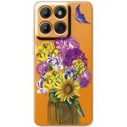 Прозорий чохол BoxFace Moto Edge 60 Fusion My Bouquet